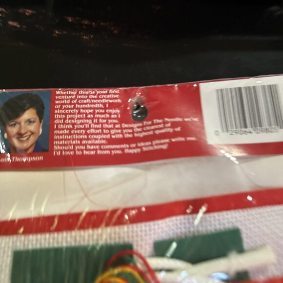 Country Cross-stitch Merry Christmas Sock #9805 And 9806 8" Lot If 3 Vintage - Picture 6 of 10